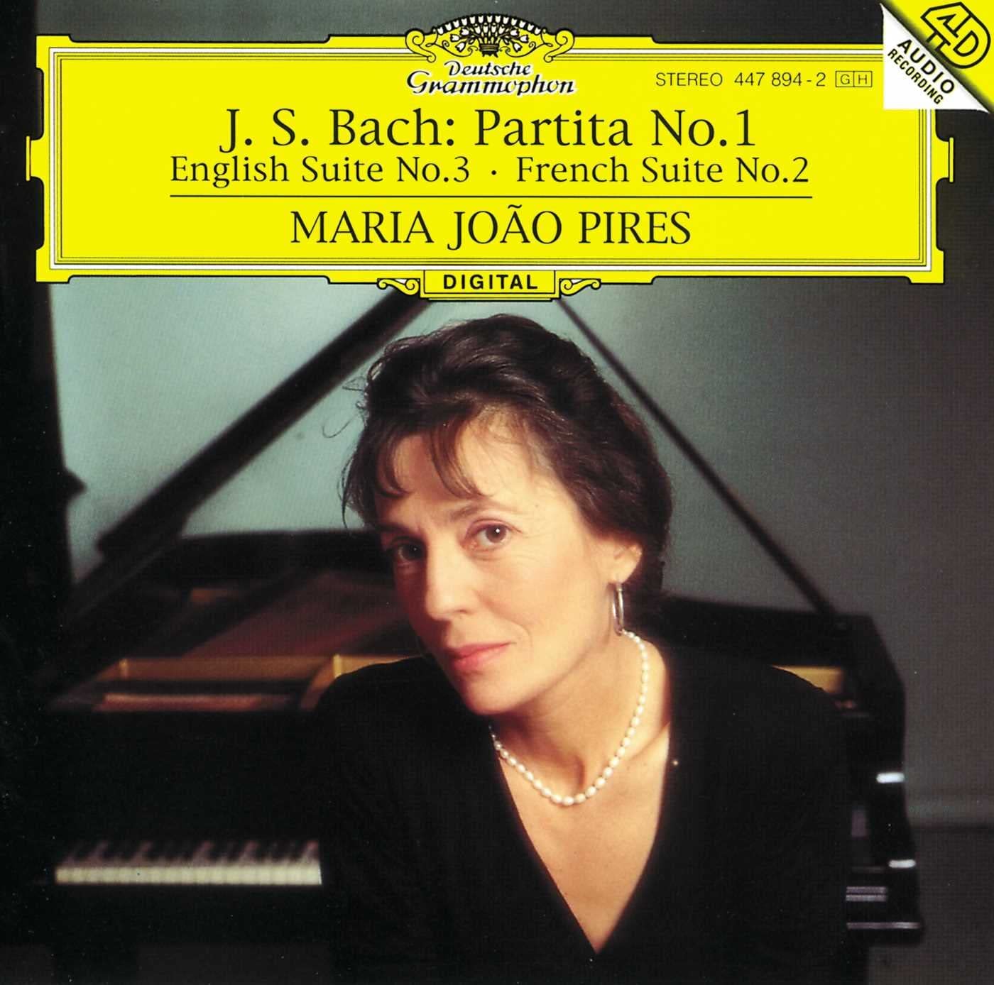 Bach: Partita No.1 / English Suite No.3 / French Suite No.2 | Johann Sebastian Bach, Maria Joao Pires