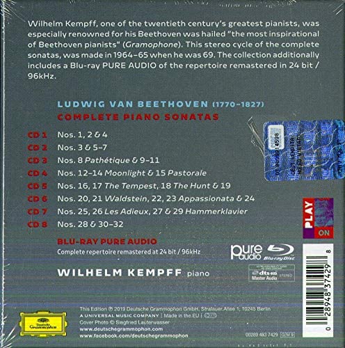 Complete Beethoven Sonatas | Ludwig Van Beethoven, Wilhelm Kempf