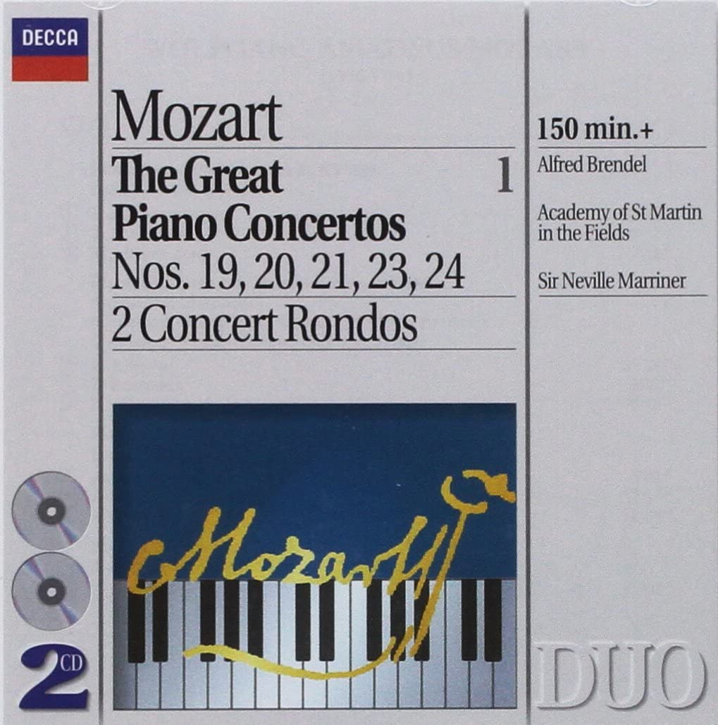 Mozart: The Great Piano Concertos 19-24, 2 Concert Rondos | Wolfgang Amadeus Mozart, Alfred Brendel, Neville Marriner - 1 | YEO