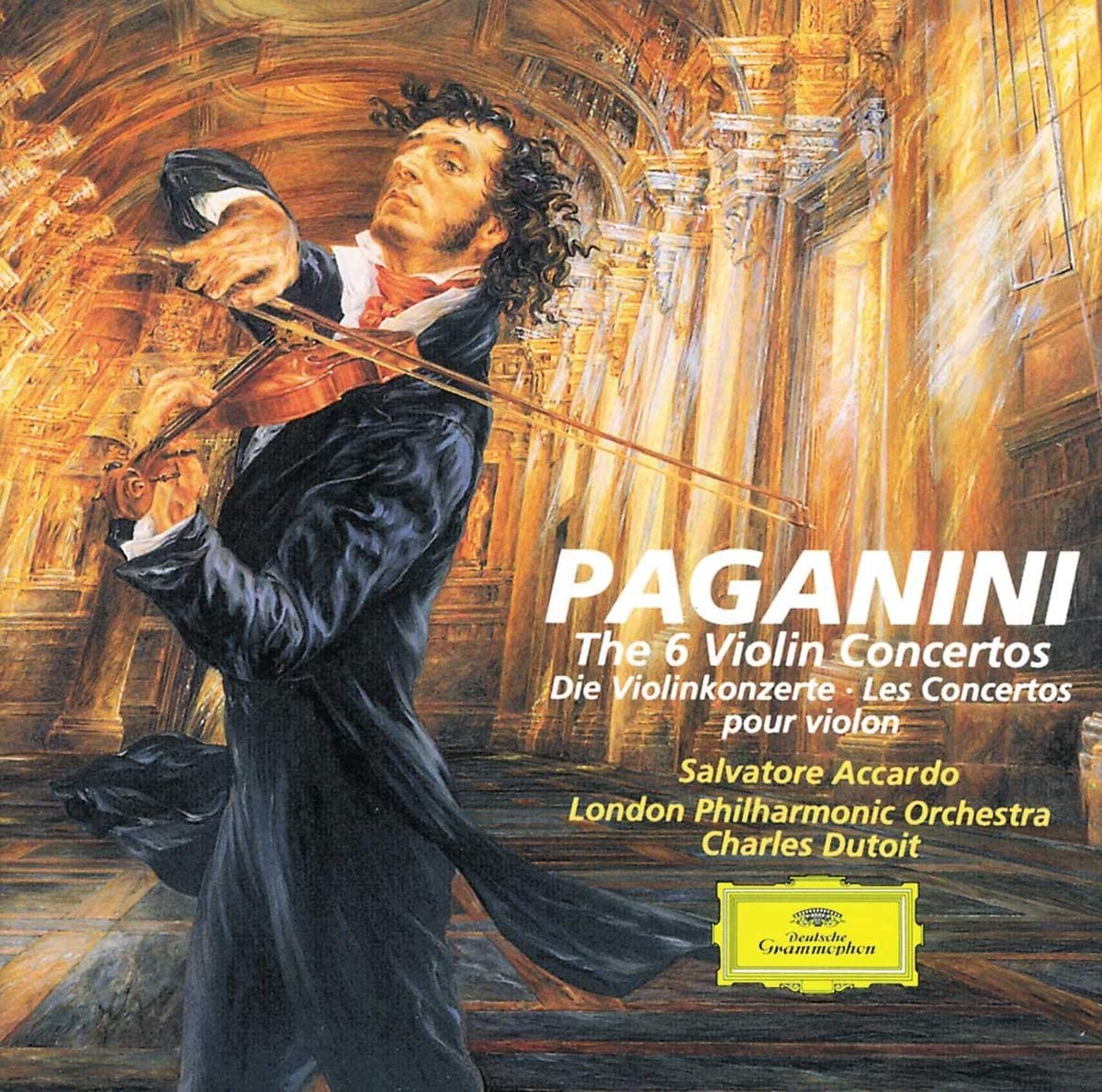 Paganini: The 6 Violin Concertos | Niccolo Paganini, London Philharmonic Orchestra, Salvatore Accardo Accardo poza noua