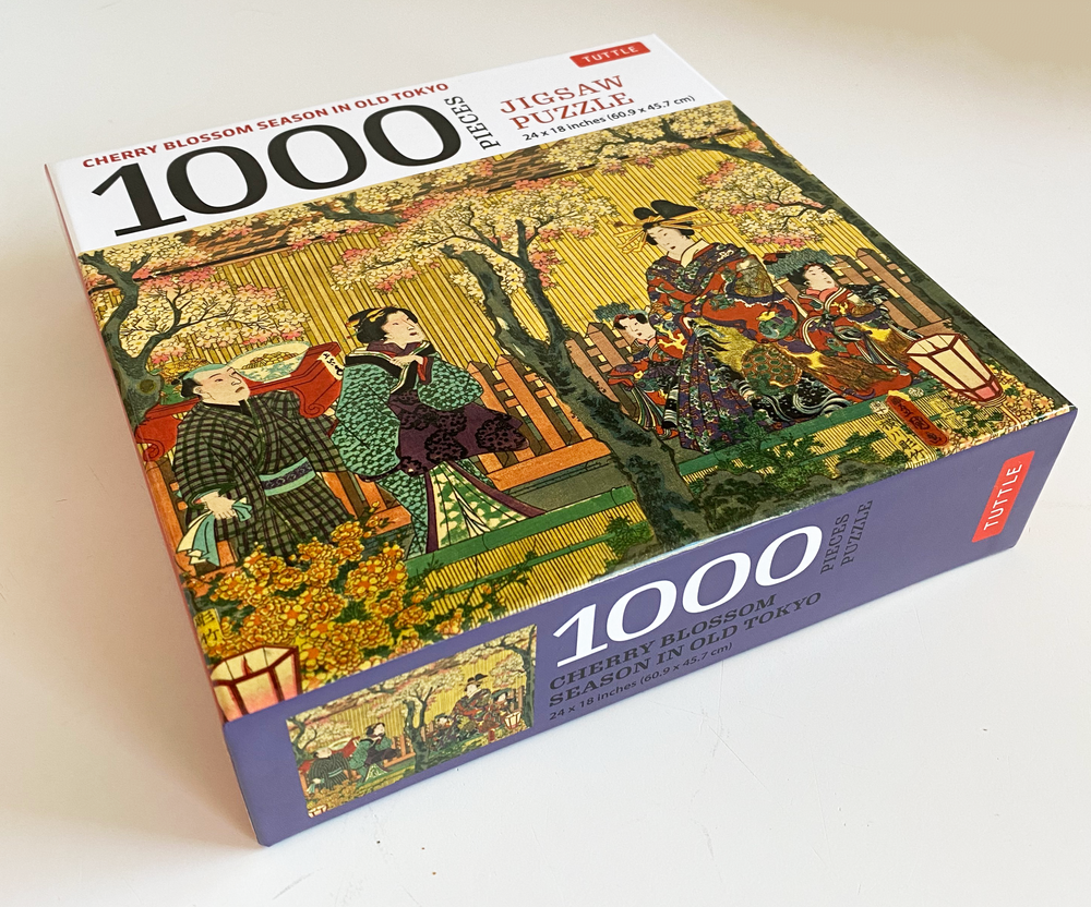 Puzzle - Cherry Blossom Season In Old Tokyo | Tuttle Publishing - 2