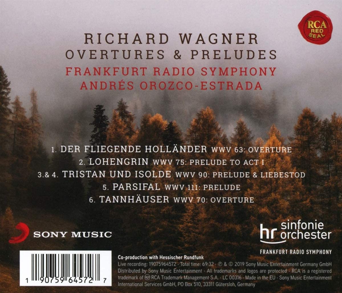 Richard Wagner: Overtures & Preludes | Richard Wagner, Frankfurt Radio Symphony Orchestra, Andres Orozco-Estrada