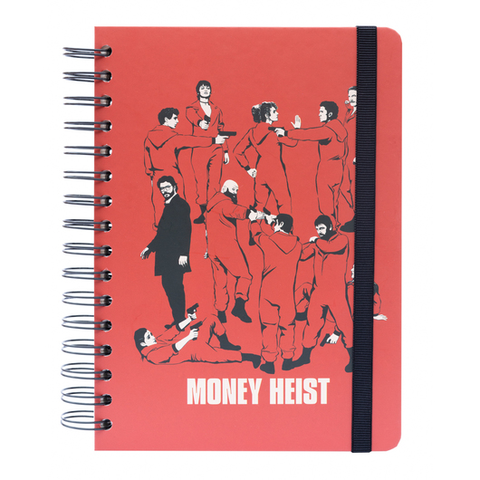 Notebook A5 - Bullet Journal La Casa De Papel Guerra | Grupo Erik - 5 | YEO