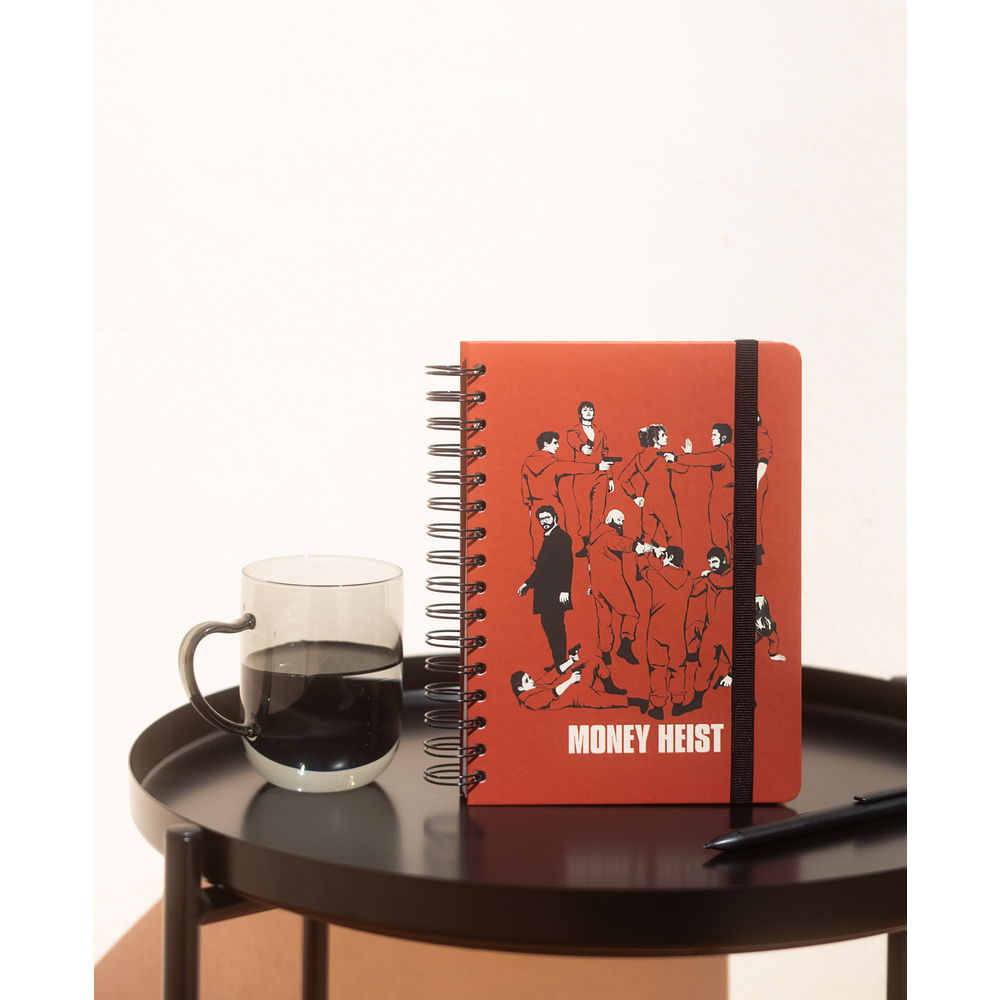 Notebook A5 - Bullet Journal La Casa De Papel Guerra | Grupo Erik - 3 | YEO