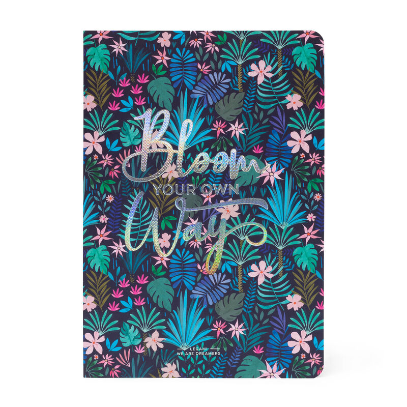 Caiet - Plain - A5 Sheet - Medium - Flora | Legami - 1 | YEO