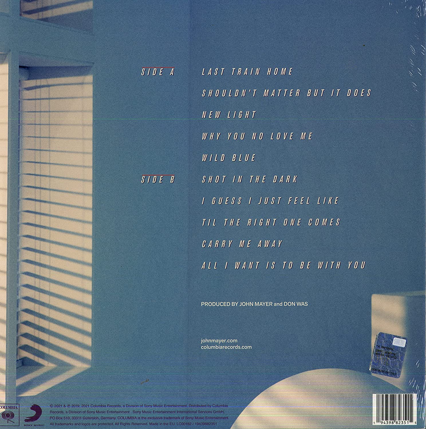 Sob Rock - Vinyl | John Mayer
