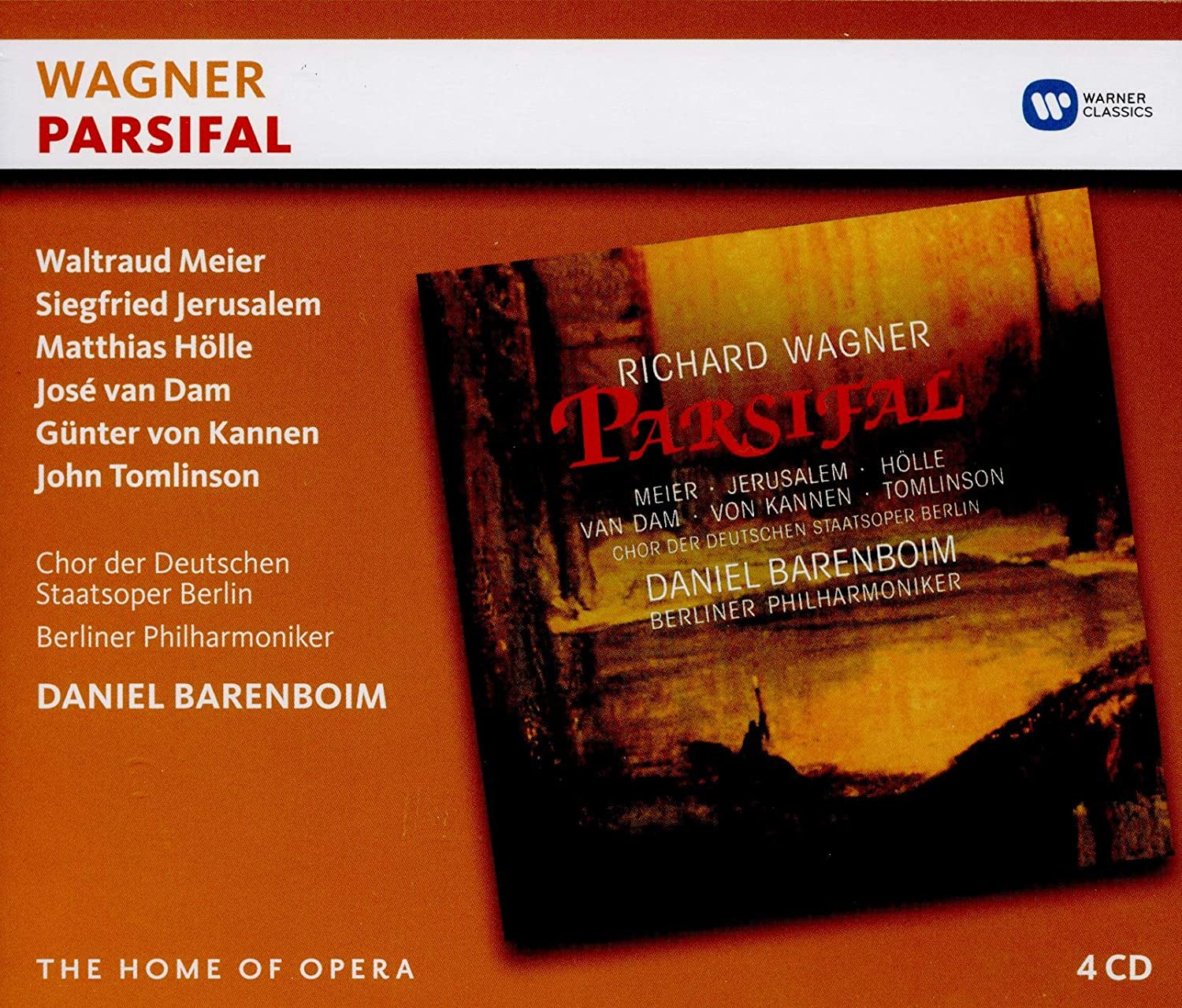 Richard Wagner: Parsifal | Daniel Barenboim, Chor der Deutschen Staatsoper Berlin, Berliner Philharmoniker, Waltraud Meier, Siegfried Jerusalem, Matthias Holle - 1 | YEO