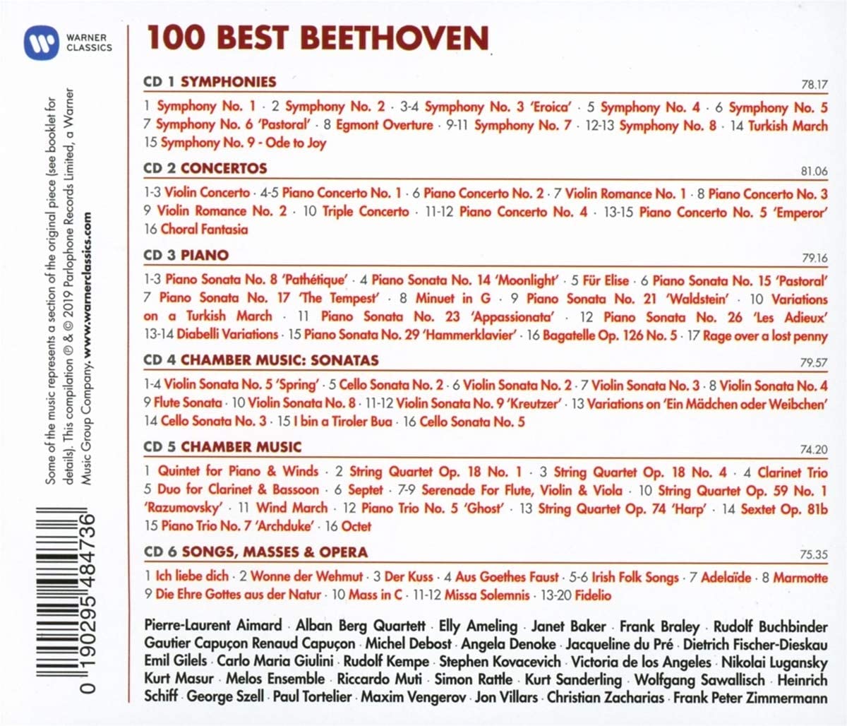 100 Best Beethoven (Box Set) | Various Artists