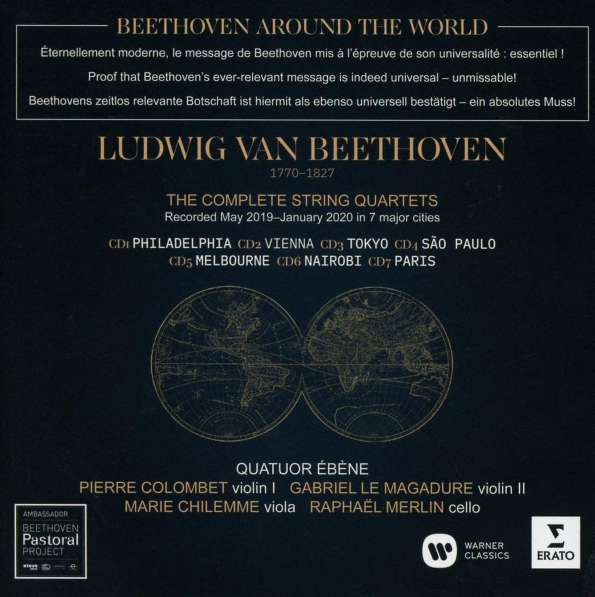 Beethoven Around the World: The Complete String Quartets | Quatuor Ebene