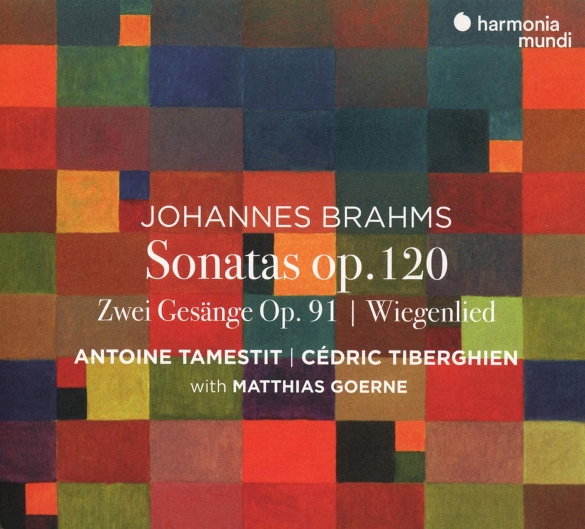 Johannes Brahms: Sonatas, Op. 120 / Zwei Gesange, Op. 91/Wiegenlied | Antoine Tamestit, Cedric Tiberghien, Mathias Goerne - 1 | YEO