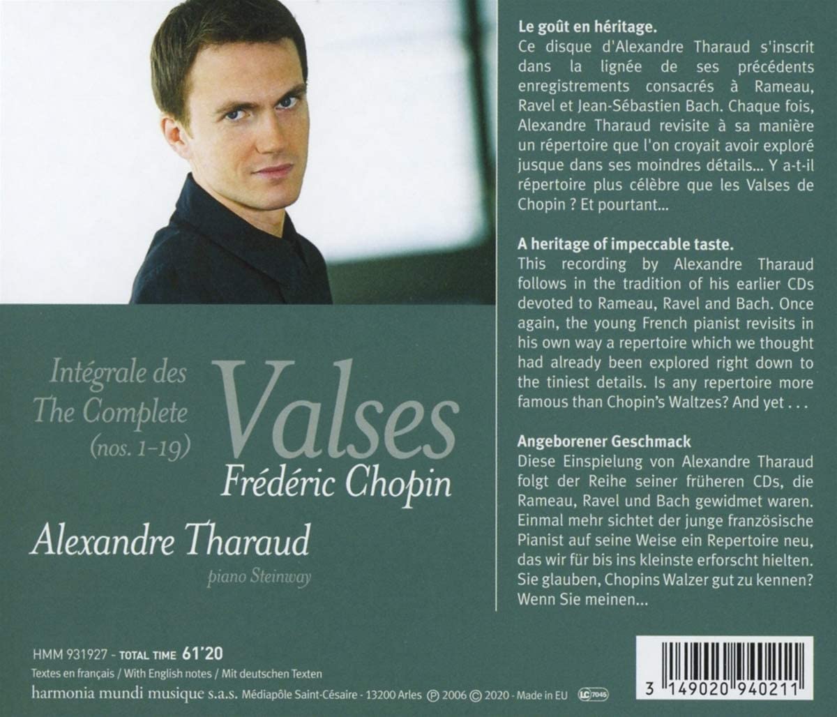 Chopin: Valses | Alexandre Tharaud