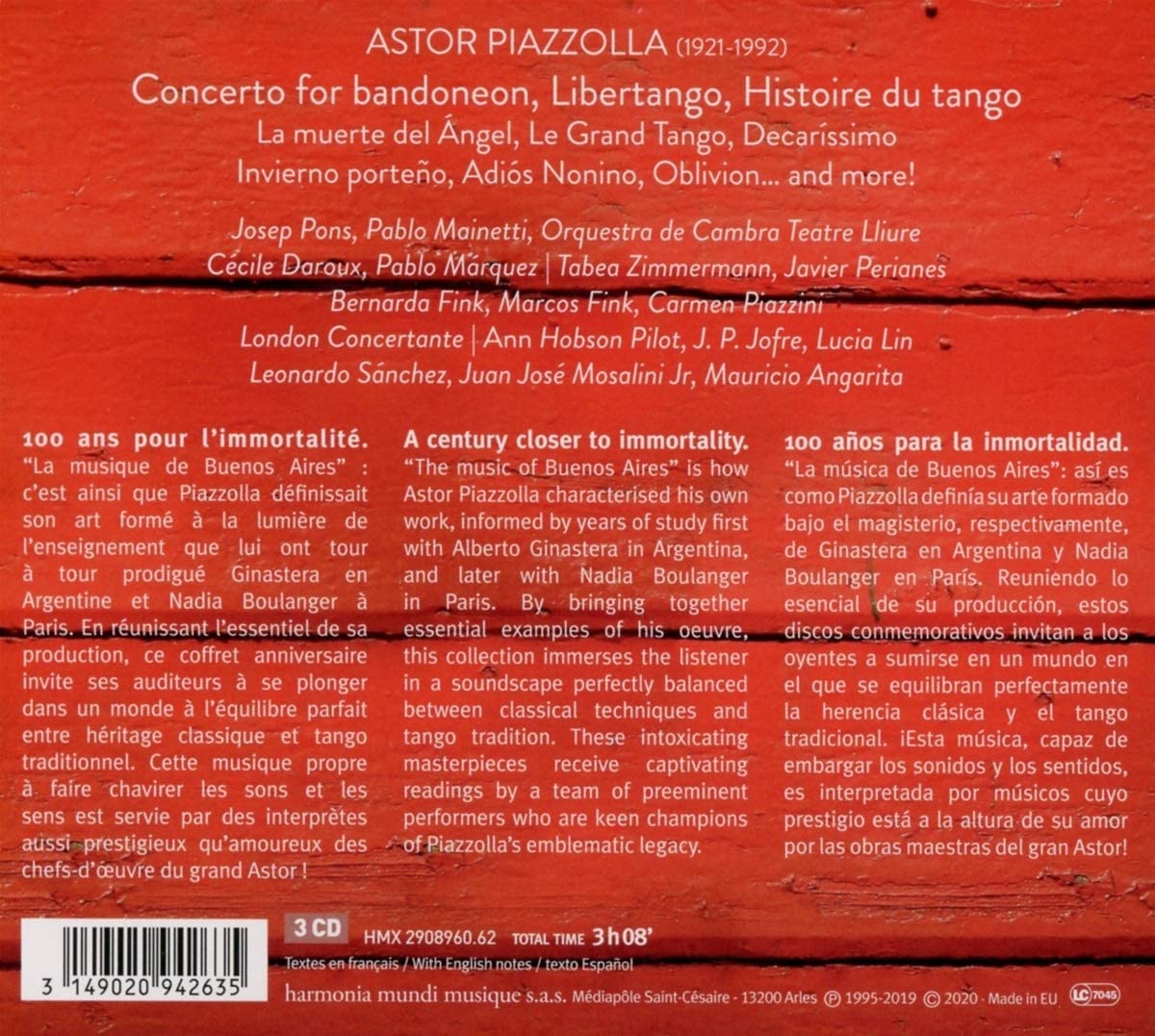 Astor Piazzolla: Nuevo Tango! | Josep Pons, Pablo Mainetti, Orquestra de Cambra Teatre Lliure