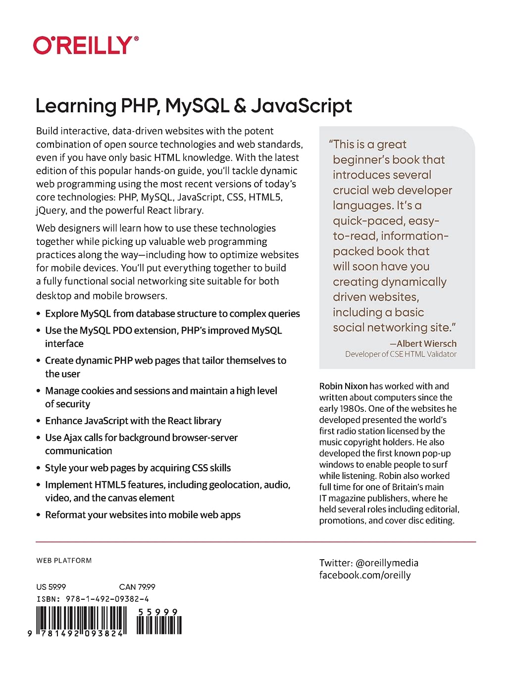 Learning PHP, MySQL & JavaScript | Robin Nixon - 1 | YEO