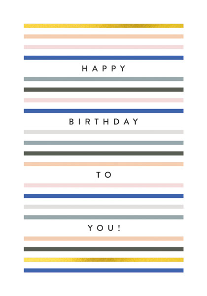 Felicitare - Happy Birthday To You! | The Art File