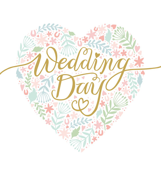 Felicitare - Wedding Day - Heart | The Art File