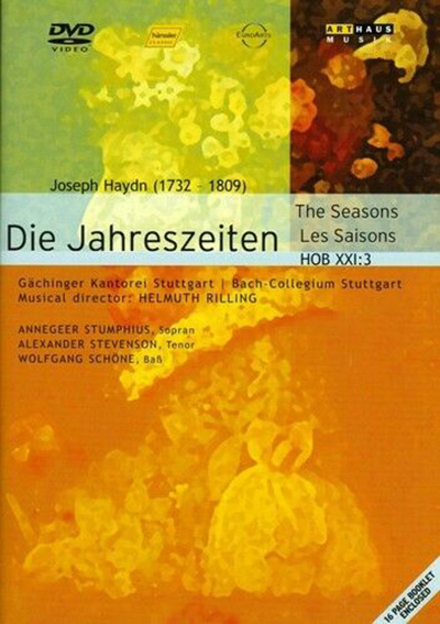 Haydn: Die Jahreszeiten (DVD) | Helmuth Rilling, Gachinger Kantorei Stuttgart, Bach Collegium Stuttgart