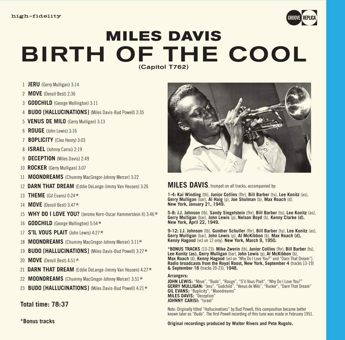 Birth Of The Cool - Vinyl + CD | Miles Davis - 1 | YEO