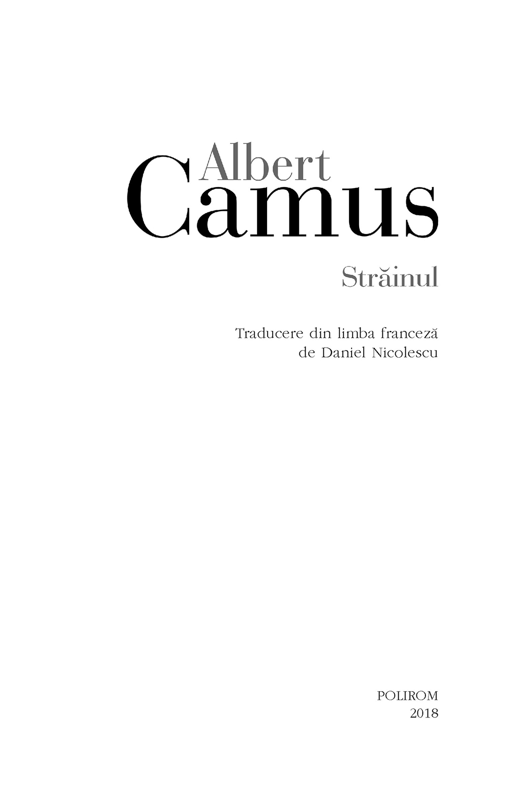 Strainul | Albert Camus
