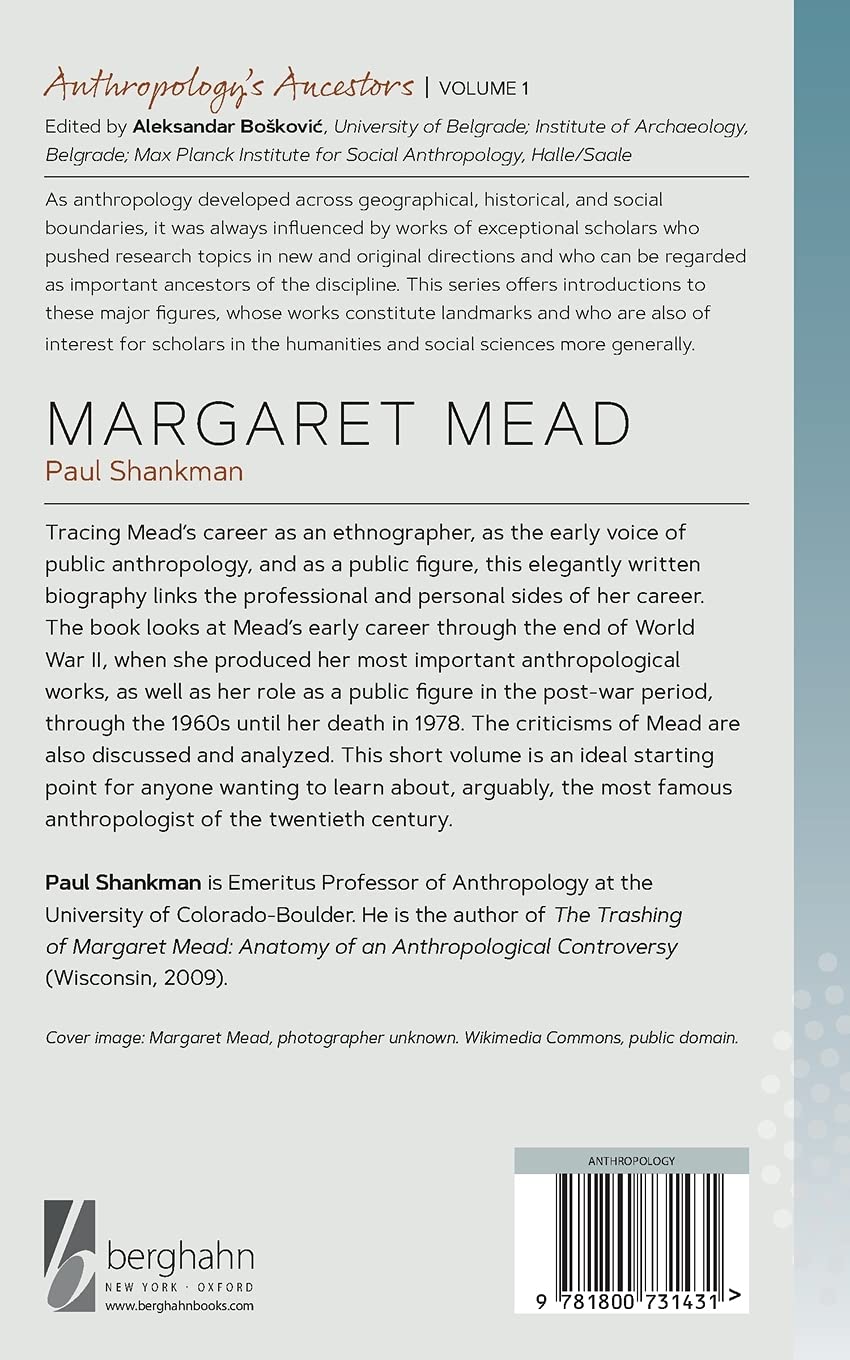 Margaret Mead | Paul Shankman - 1 | YEO