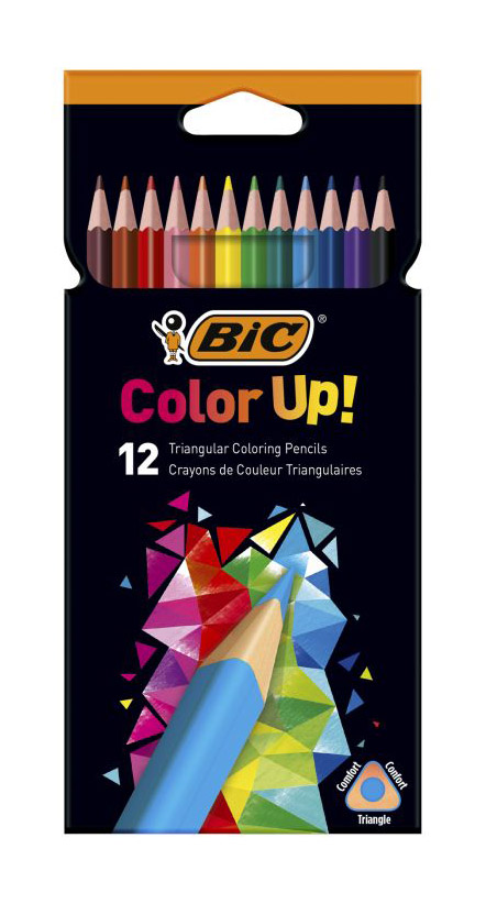Creioane colorate - Color Up, 12 culori | Bic image0