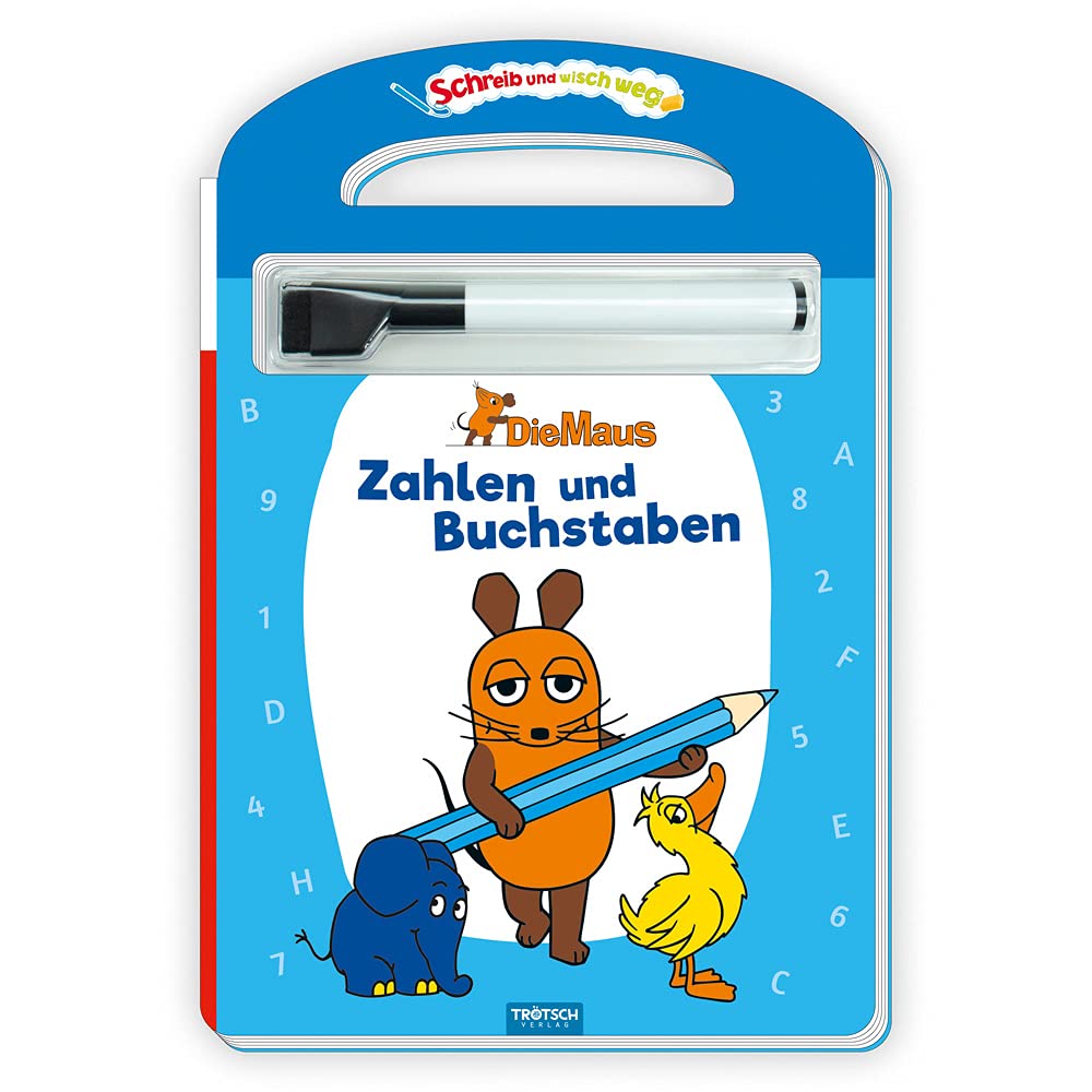 Die Maus Schreib und Wisch Weg: Zahlen und Buchstaben |