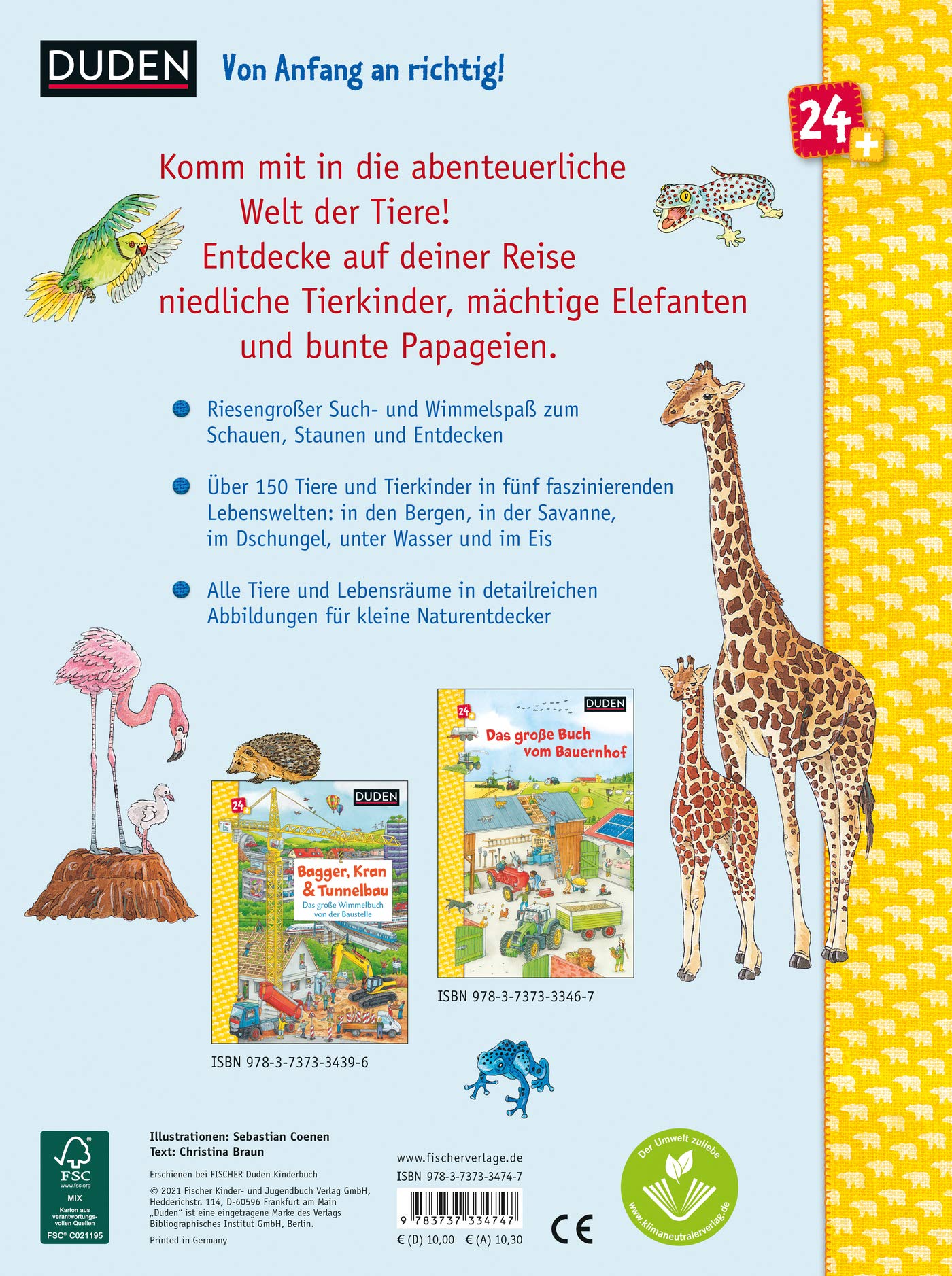 Duden 24+: Igel, Frosch & Elefant | Christina Braun - 3 | YEO