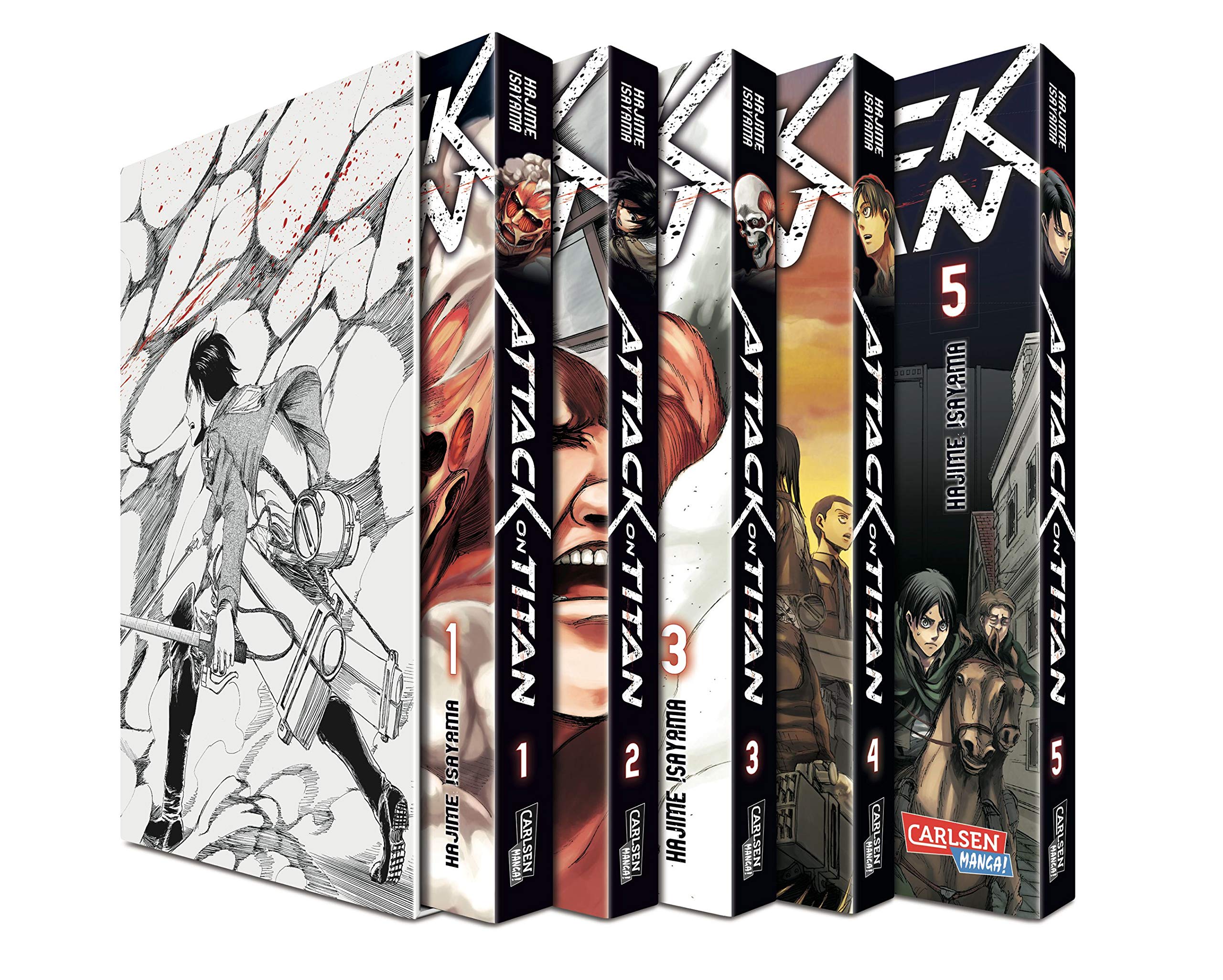 Attack on Titan - Bande 1-5 | Hajime Isayama - 1 | YEO