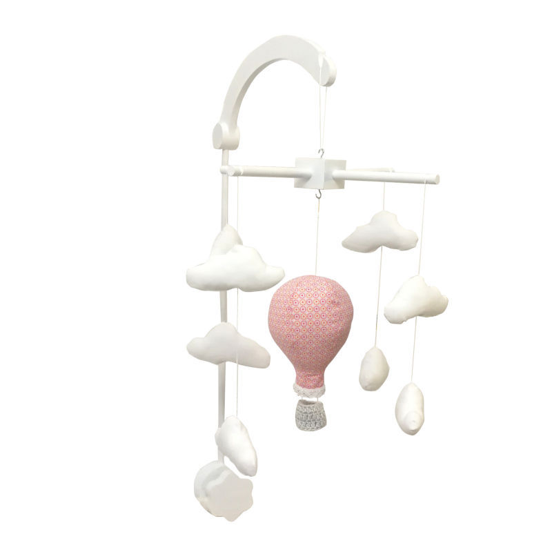 Jucarie bebelusi - BABY Carusel Patut Balon cu aer cald Zambete roz | Dandelion 