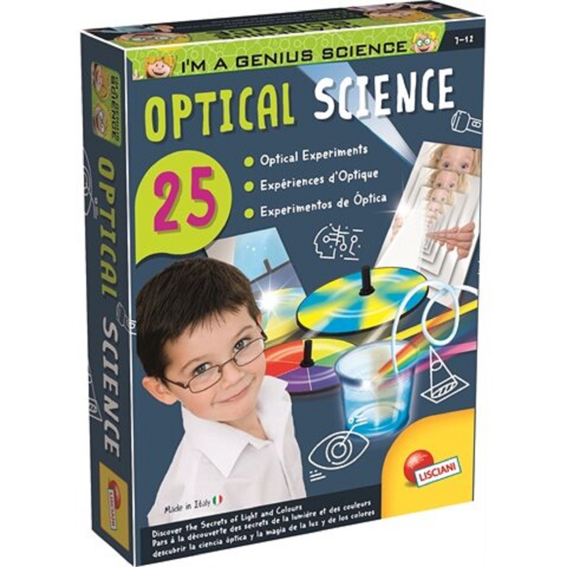 Joc educativ - Experimentele micului geniu - Secretele opticii | Lisciani