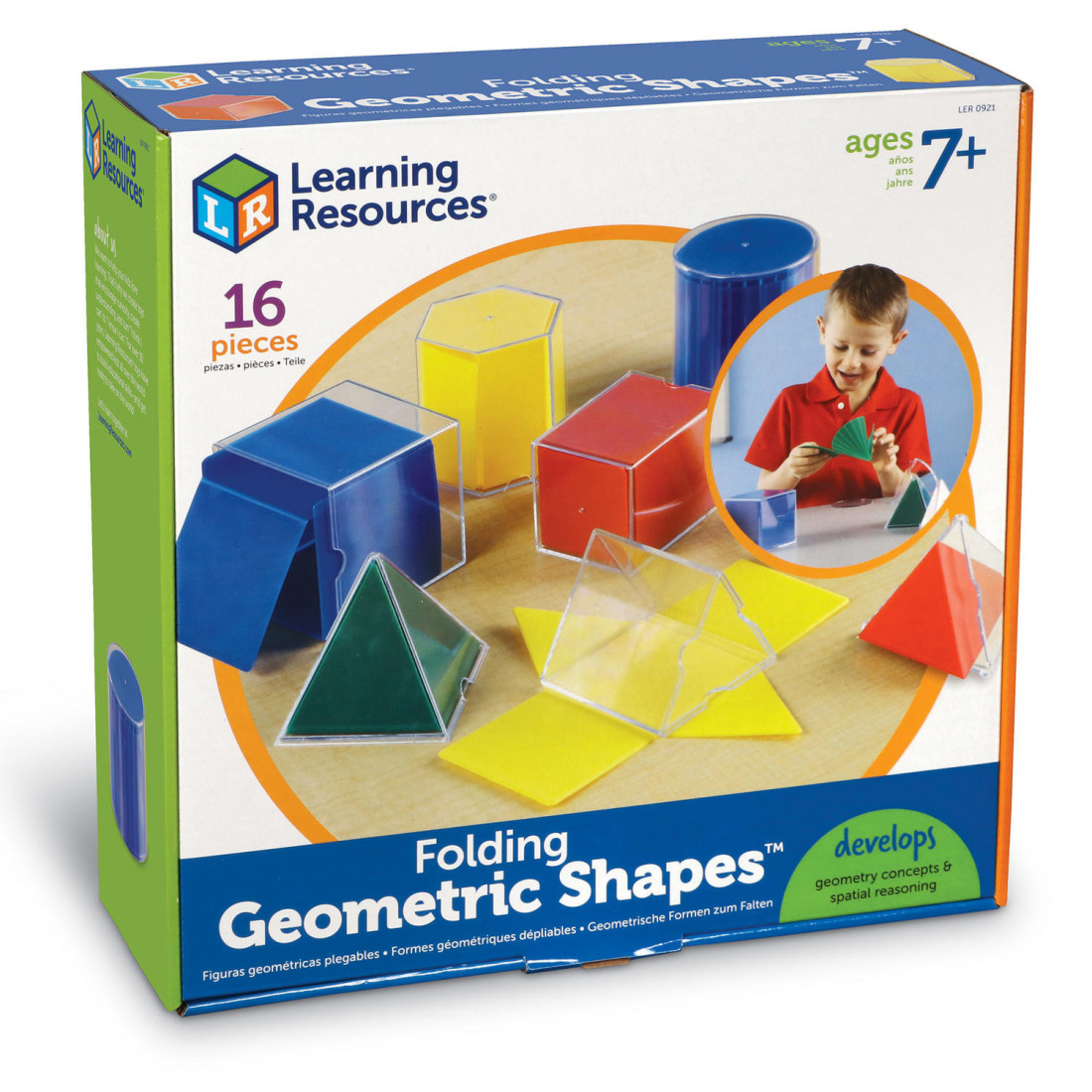 Set educativ 16 piese - Forme Geometrice Pliabile | Learning Resources - 2 | YEO