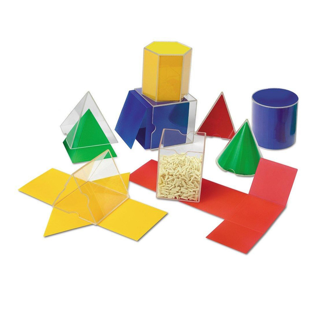 Set educativ 16 piese - Forme Geometrice Pliabile | Learning Resources