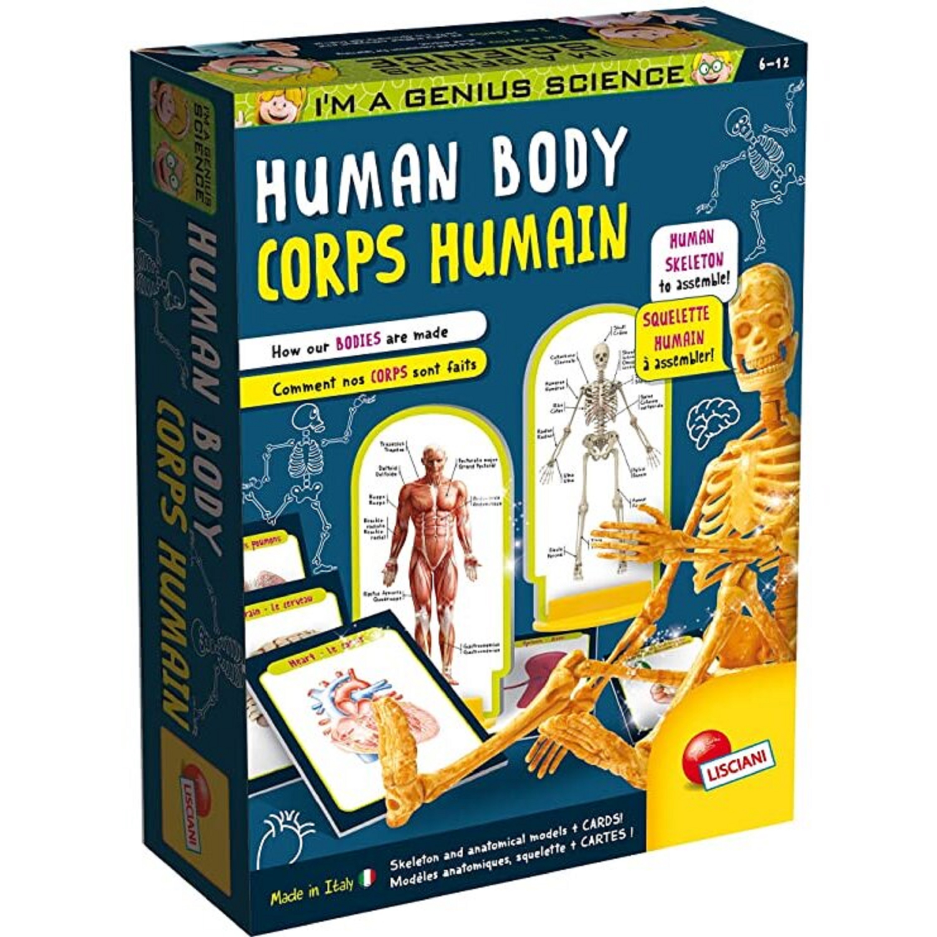 Joc educativ - Experimentele Micului Geniu - Corpul Uman | Lisciani