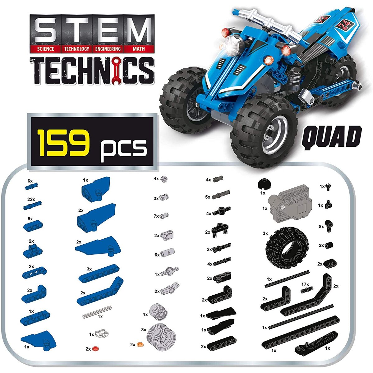 Set de constructie - Stem - ATV | Lisciani - 1 | YEO