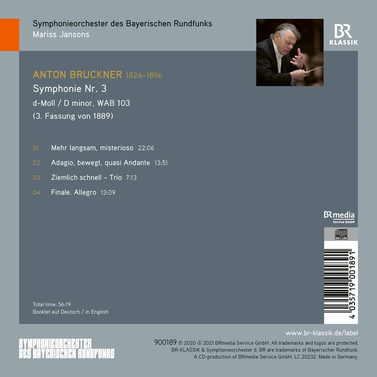 Bruckner: Symphony No. 3 | Anton Bruckner, Mariss Jansons, Symphonieorchester des Bayerischen Rundfunks