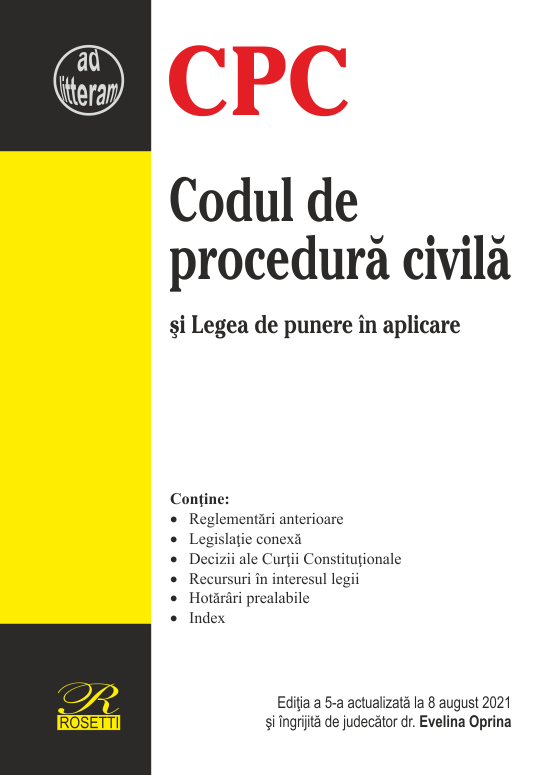 Codul de procedura civila | carturesti.ro imagine 2022