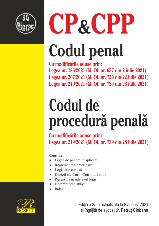 Codul penal. Codul de procedura penala | carturesti.ro imagine 2022