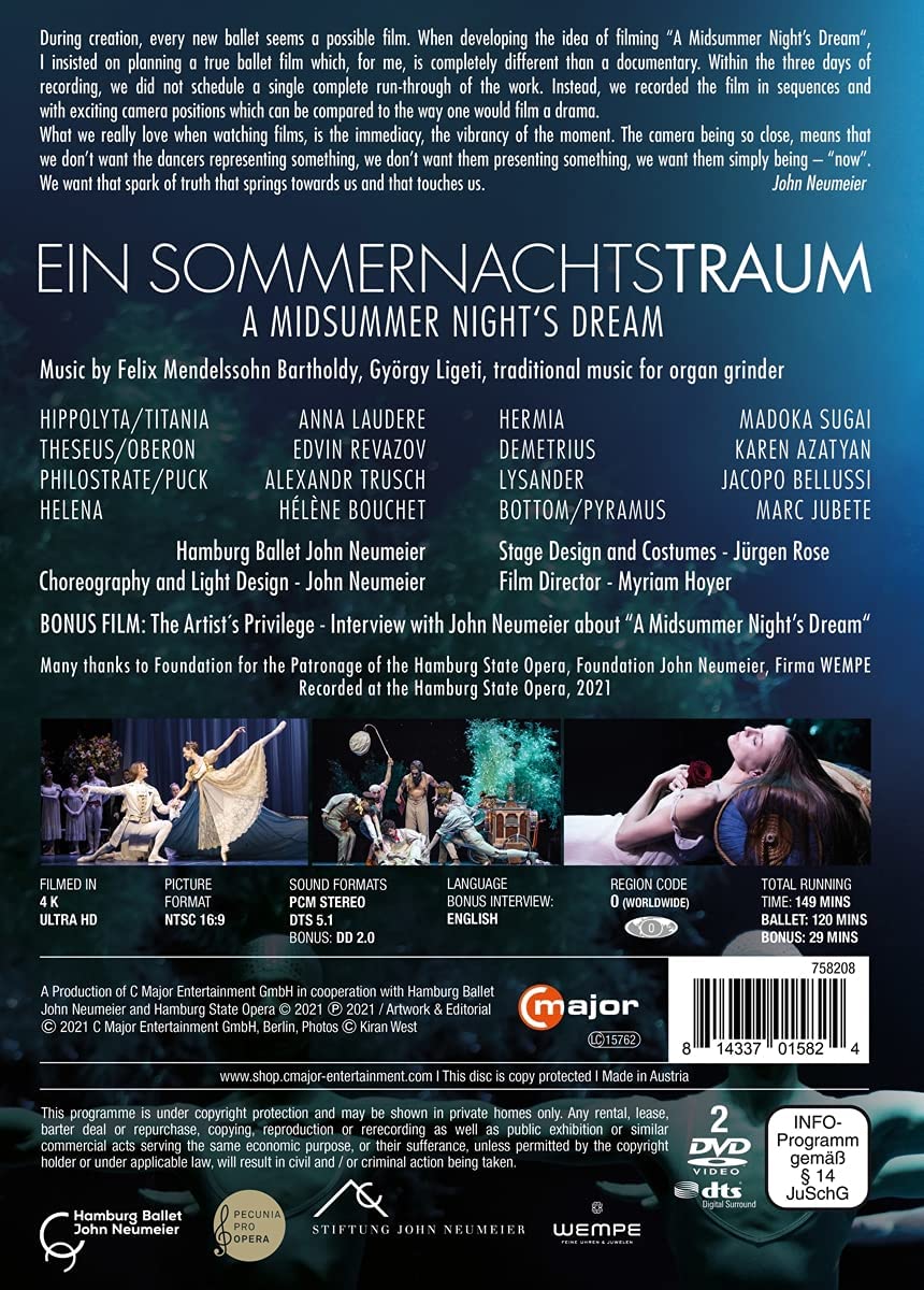  A Midsummer Night's Dream | Felix Mendelssohn-Bartholdy, Gyorgy Ligeti, Hamburg Ballett image2