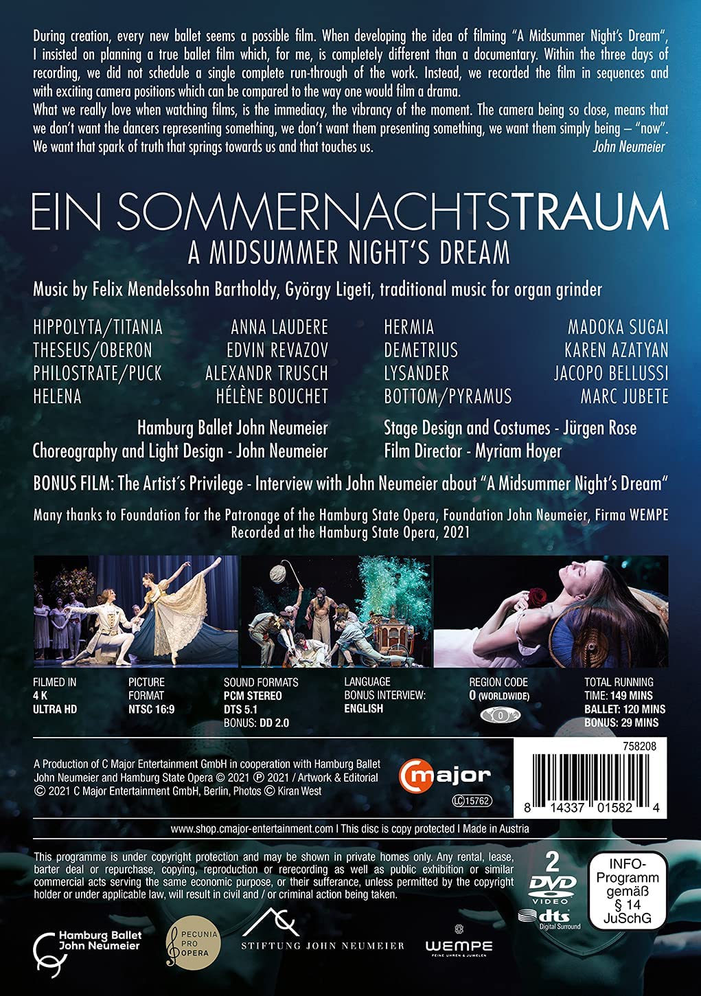  A Midsummer Night's Dream | Felix Mendelssohn-Bartholdy, Gyorgy Ligeti, Hamburg Ballett image1