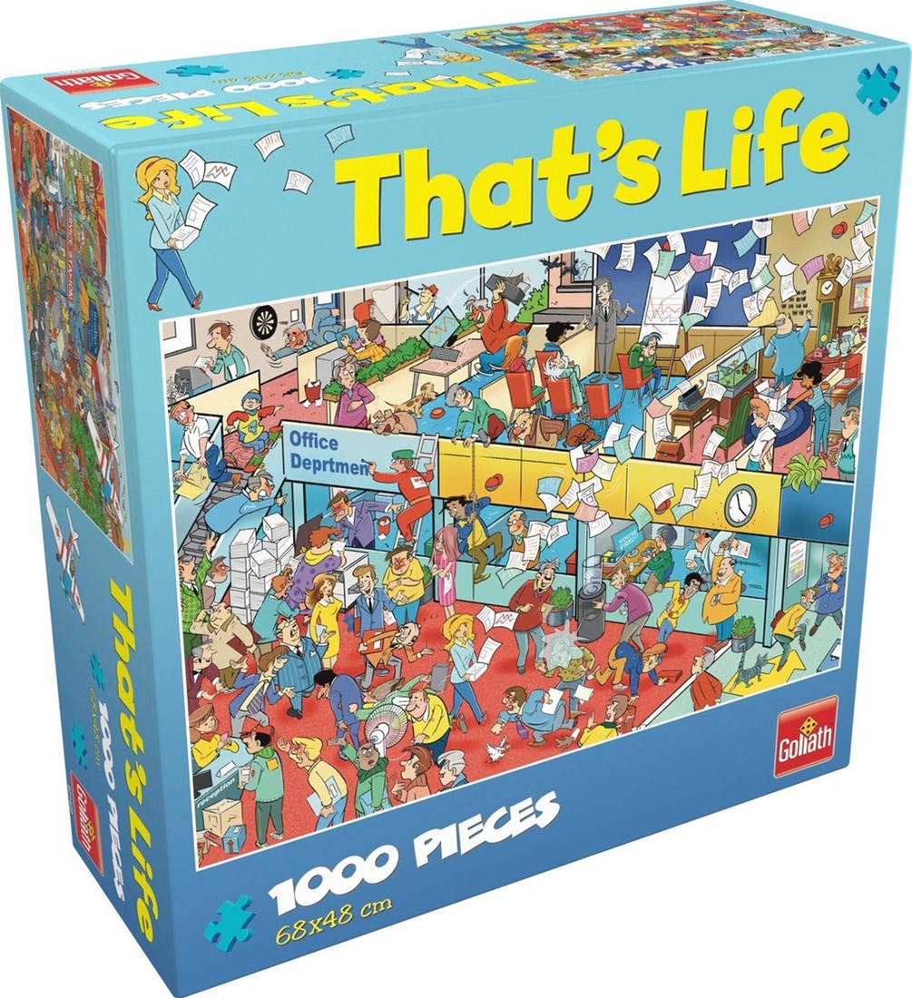 Puzzle 1000 piese - That's Life - Office | Goliath