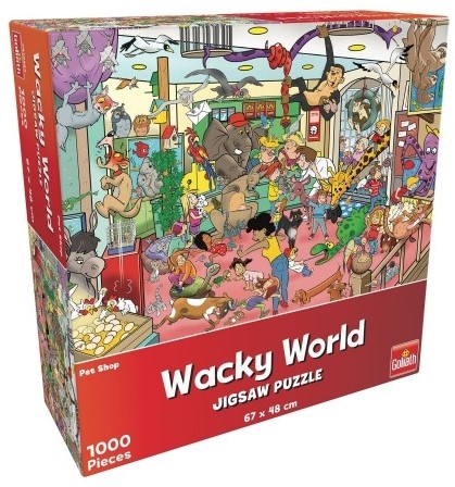 Puzzle 1000 piese - Wacky World - Pet Shop | Goliath