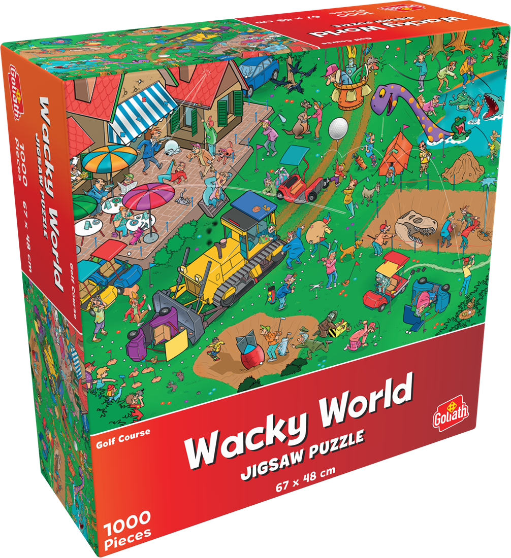 Puzzle 1000 piese - Wacky World - Golf Course | Goliath