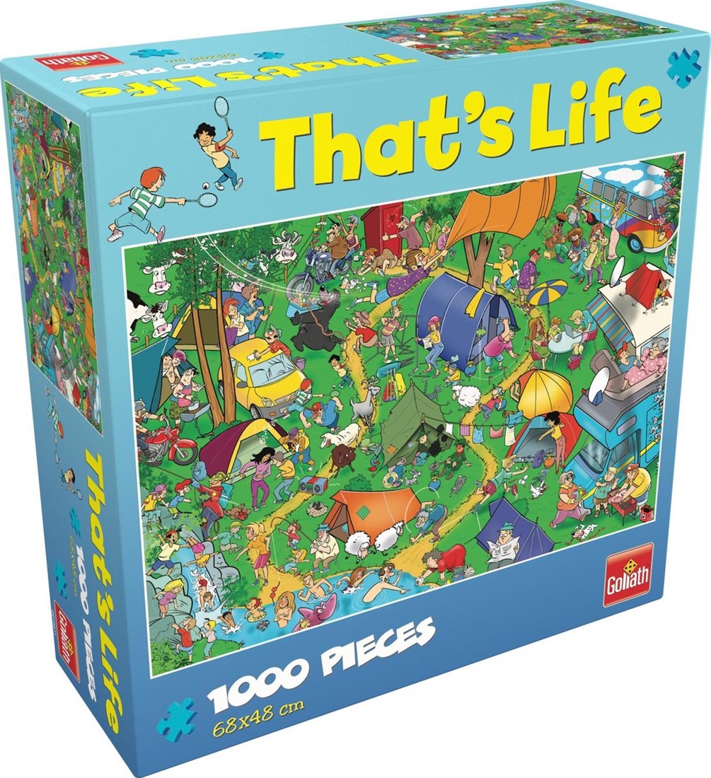 Puzzle 1000 piese - That's Life - Camping Trip | Goliath