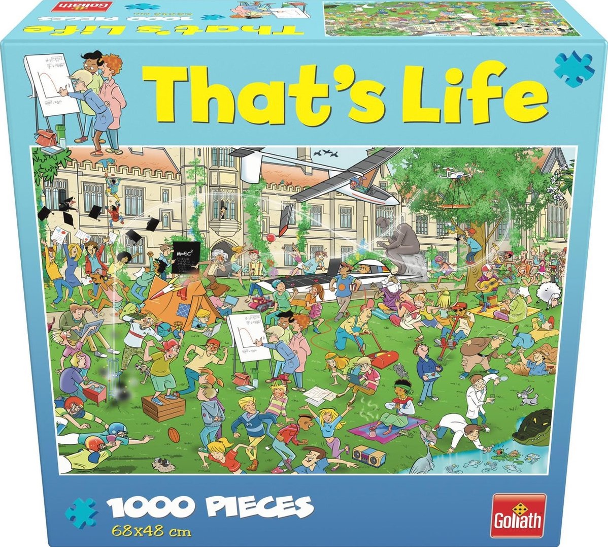 Puzzle 1000 piese - That's Life - University | Goliath