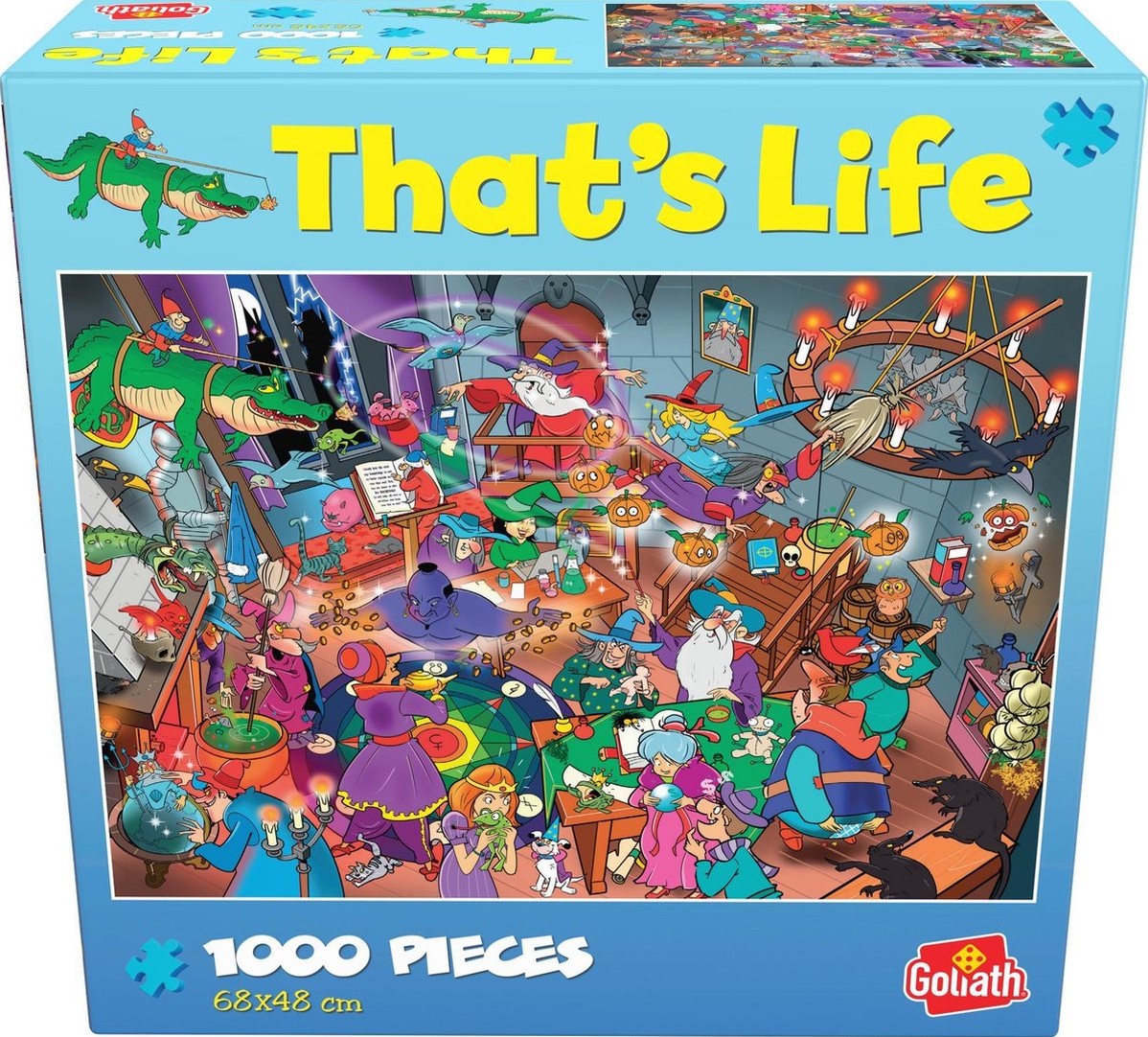 Puzzle 1000 piese - That's Life - Magic School | Goliath