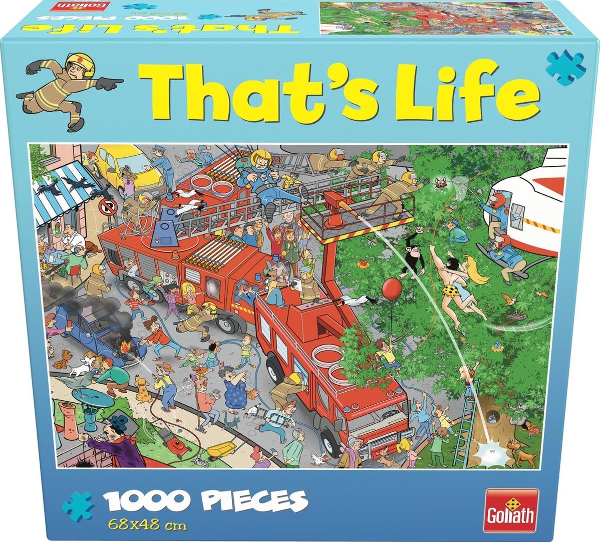 Puzzle 1000 piese - That's Life - Fire Station | Goliath