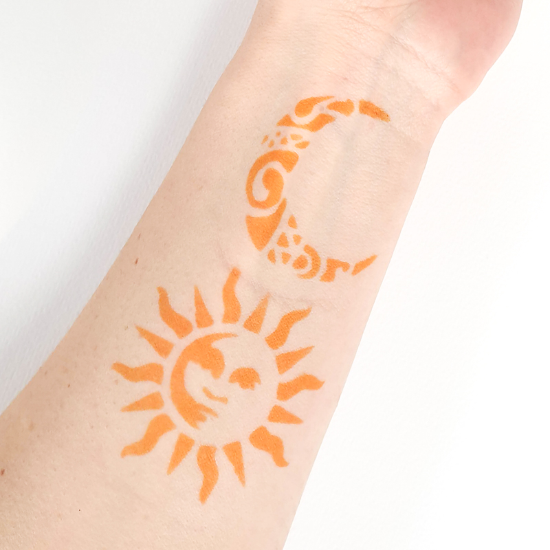 Kit DIY - Tatuaje Temporare cu Henna si Sabloane | Henna Journey - 6 | YEO