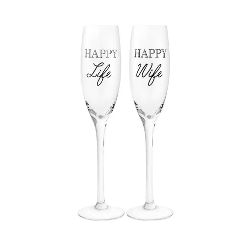 Set pahare - Happy Wife, Happy Life | Lesser & Pavey