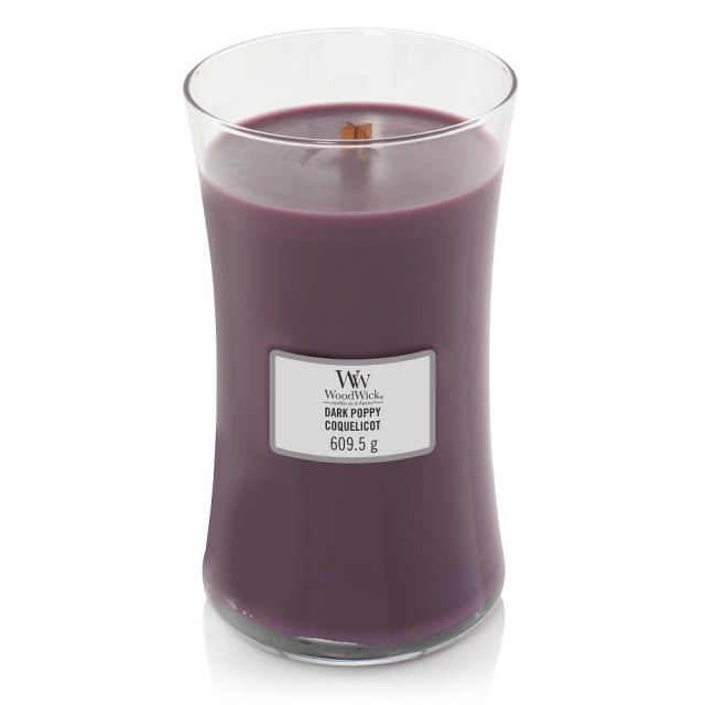 Lumanare parfumata - Large Jar - Dark Poppy | WoodWick