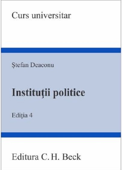 Institutii politice | Stefan Deaconu C.H. Beck imagine 2022