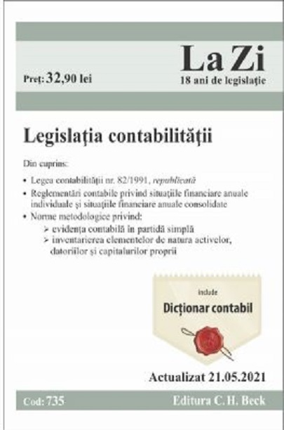 PDF Legislatia contabilitatii | C.H. Beck Carte